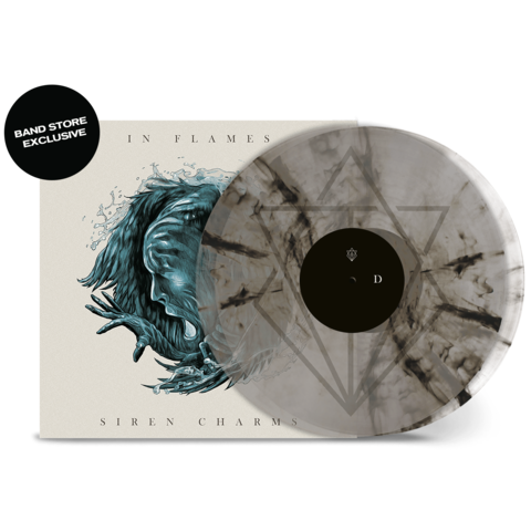 Siren Charms by In Flames - Ltd. 2LP 180g - Natural Black Smoke (Side D - Etched) (Band exclusive) - shop now at In Flames store
