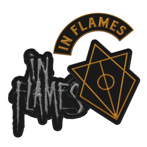 Logos von In Flames - Aufnäher 3er Set jetzt im In Flames Store