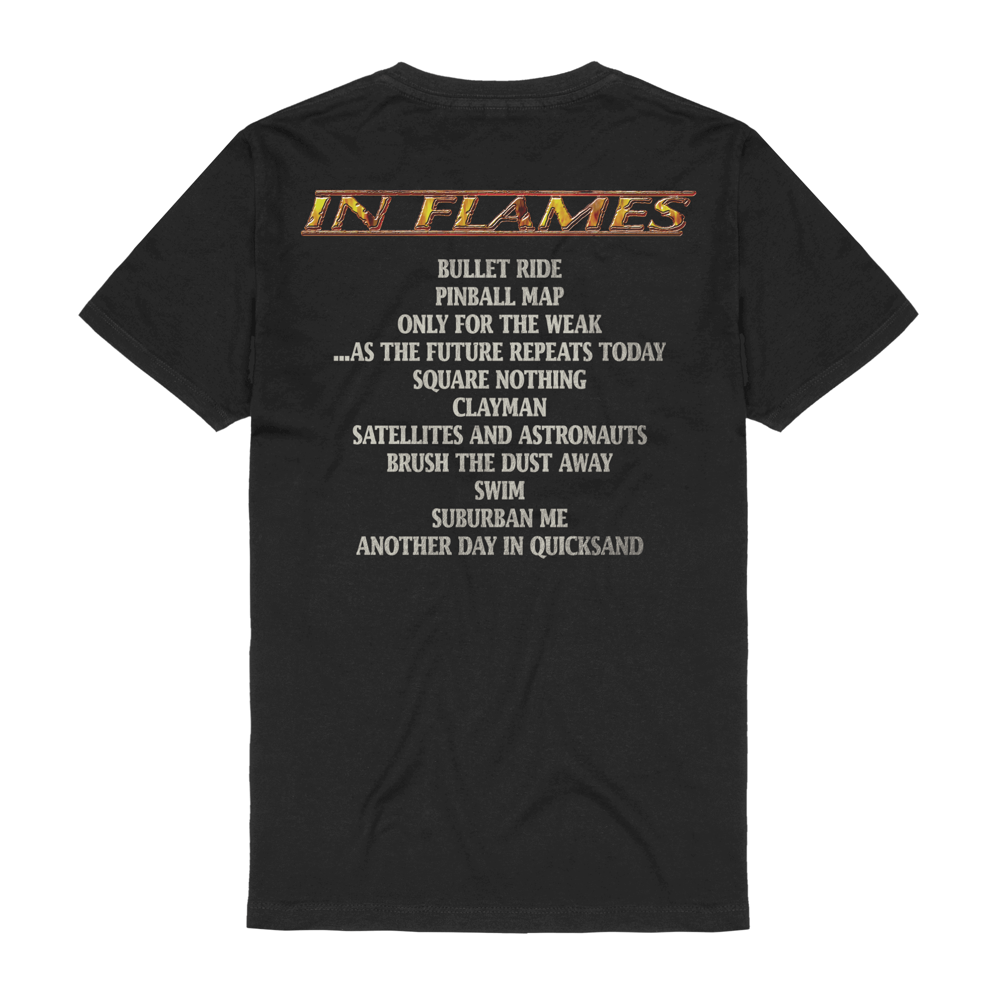 In Flames Clayman Tracklist T-Shirts 404992
