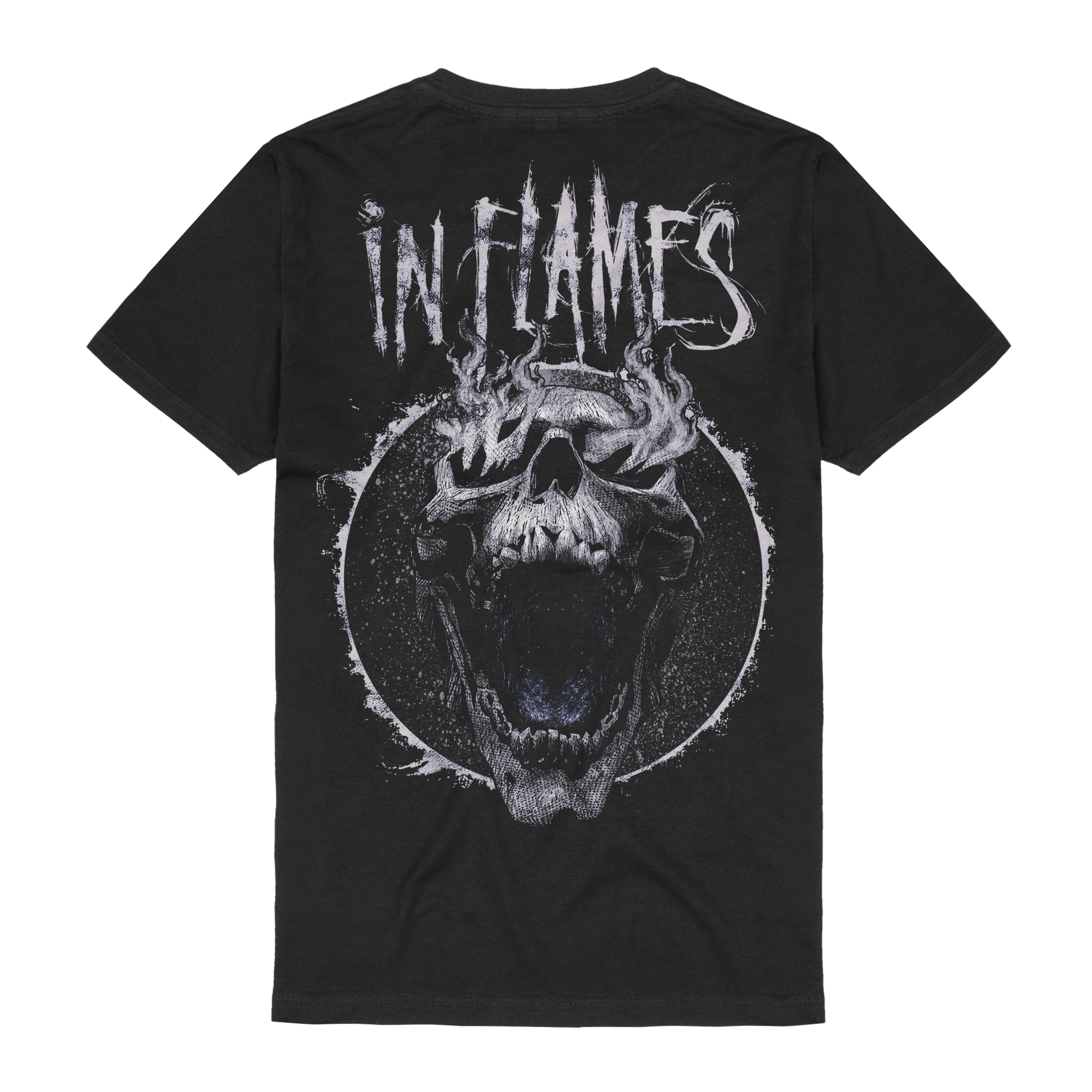In Flames Screaming Skull T-Shirt 449600