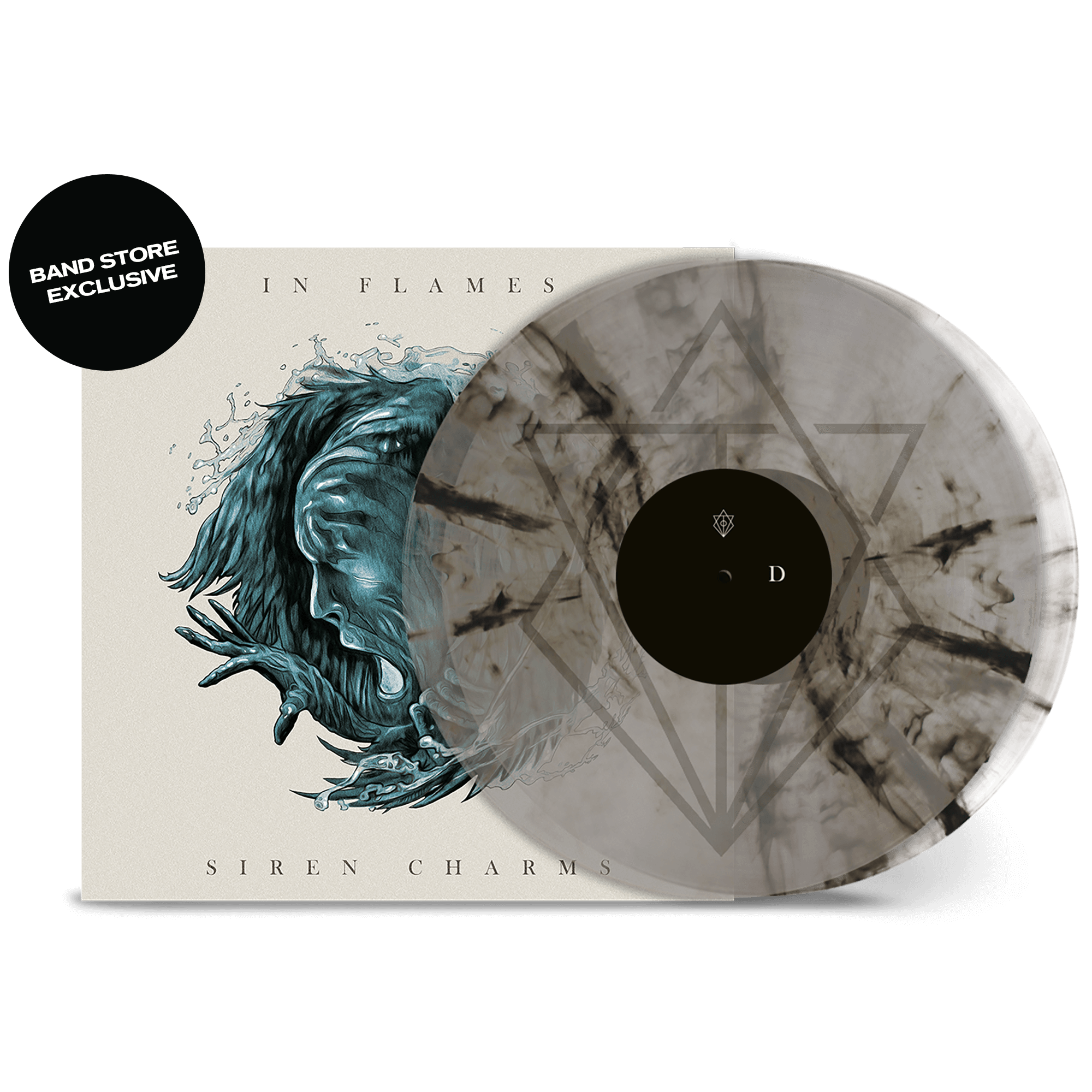 In Flames  Siren Charms Ltd. 2LP 180g - Natural Black Smoke (Side D - Etched) (Band exclusive) 358635
