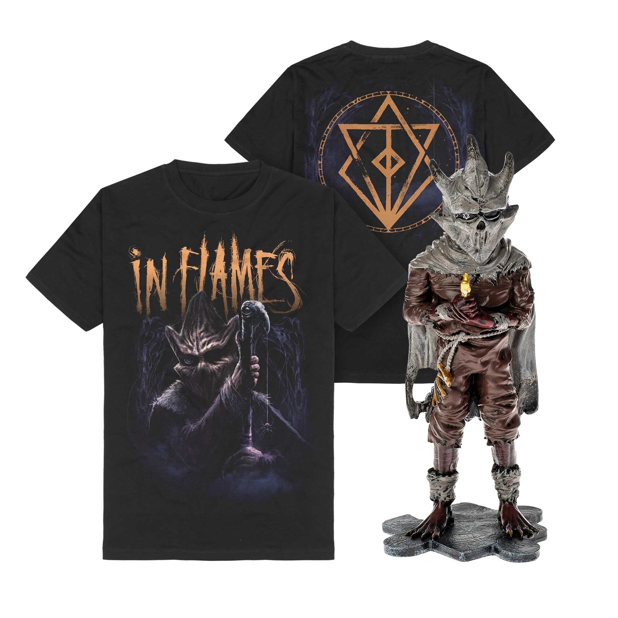 In Flames The Mask Figurine Bundle Bundle Figur und T-Shirt 121011